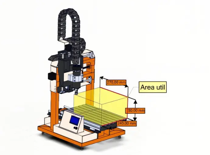 Fresadora CNC para manufactura